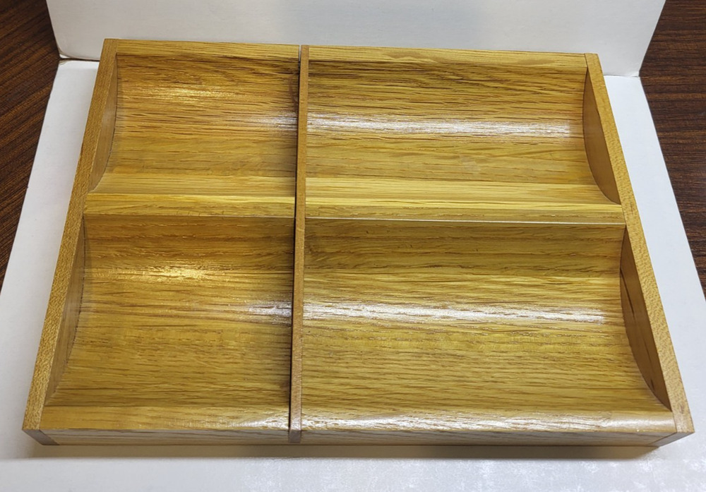 Wooden Drawer desk organizer jewelry storage catchall kitchen Office Bamboo